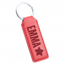 Personalised Genuine Leather Keyring