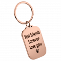 Personalised Luxury Rectangle Keyring with Photo