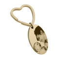 Personalised Oval Photo Engraved Keyring