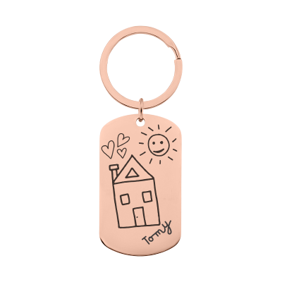 Personalised Drawing to Engraving Military Tag...