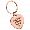 Personalised Luxury Heart Keyring with Dog or Cat Photo