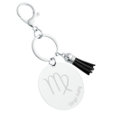 Personalised Zodiac Tassel Keyring