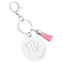 Personalised Zodiac Tassel Keyring