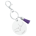 Personalised Constellation Tassel Keyring