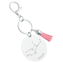 Personalised Constellation Tassel Keyring