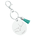 Personalised Constellation Tassel Keyring