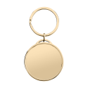 Circle Keyring with Photo and Constellation