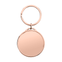 Circle Keyring with Photo and Constellation