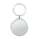 Circle Keyring with Photo and Constellation